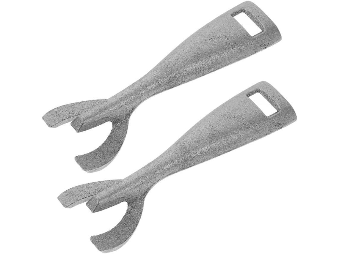 Conjunto De 2 Pinças Ferro Mikinona Para Churrasco E Cozinha, Design Multifuncional, Pegada Segura, Para Grelhar E