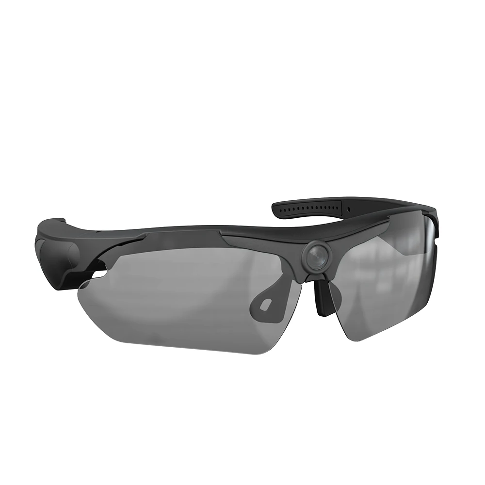 Óculos De Sol Com Lentes Polarizadas E Minicâmera Hd 1080p, Câmera De Vídeo Inteligente, Proteção De Segurança Para Ciclismo Ao Ar Slowmoose