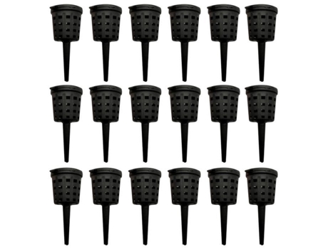 50 cestos de fertilizantes de plástico resistentes, copos de viveiro, caixas de esterco, recipientes com tampas, fertilizante Vorcool