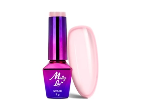Coleção de Casamento Elegant Blush 26 Esmalte em Gel Híbrido, 5g Ideal para Manicure de Noiva Mollylac