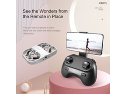 Drone Mini Grade de Controle Remoto 4K Duração Da Bateria: 8 Min Branco