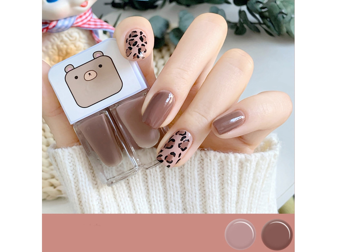 Esmalte De Unhas À Base De Água Removível (acabamento Mate E Brilhante) Eoocoo