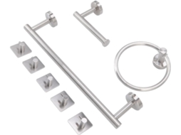 Conjunto De Acessórios Para Banheiro Aramox, Em Aço Inoxidável 304, Com Barra Para Toalha, Porta Toalhas, Porta Papel