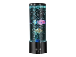 Lâmpada de Mesa Medusa Led com Bolhas 16 Cores + 4 Gradientes Usb Noturna Infantil Quarto | S/MARCA