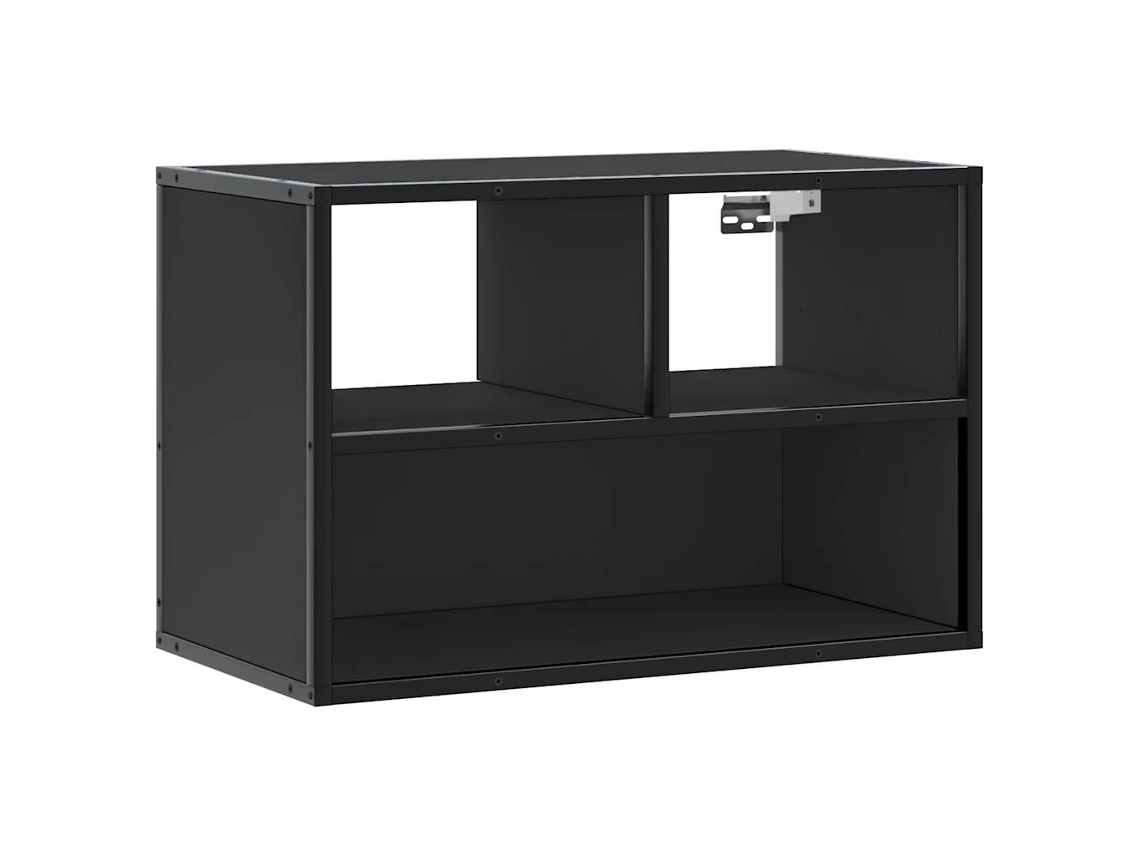 Tv Cabinet, Tv Cabinets Vidaxl Preto Madeira Processada (n/a)
