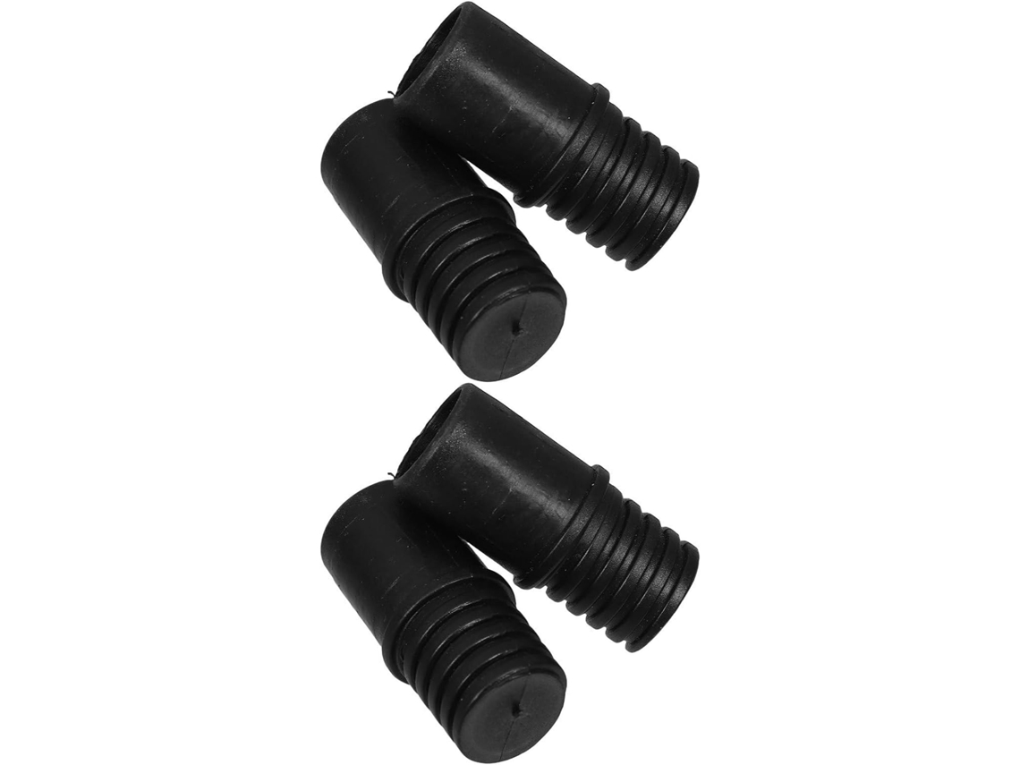 Conector Rosqueado Solustre Para Pacote Com 4 Peças, Adaptador Multiuso Em Plástico Preto, Instalação Rápida, Cabo De