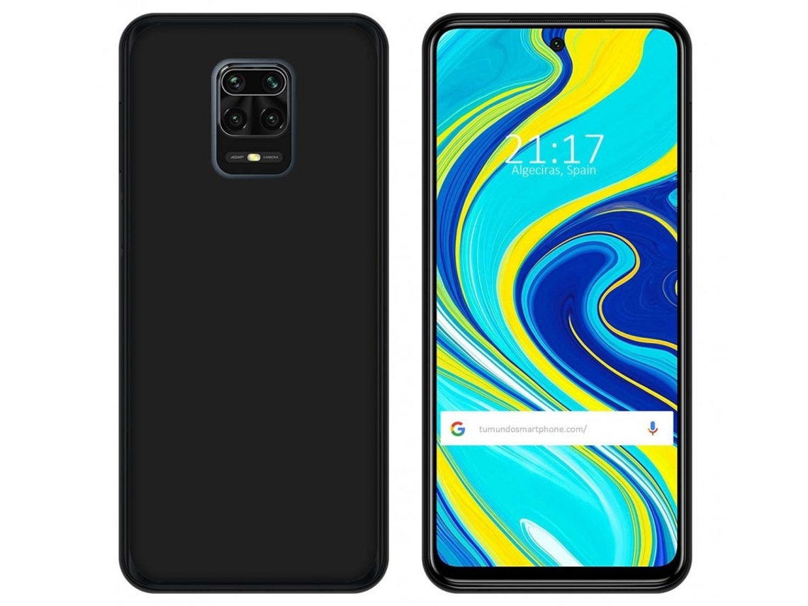 Capa Xiaomi Redmi Note 9S / Note 9 Pro TUMUNDOSMARTPHONE Silicone Preto