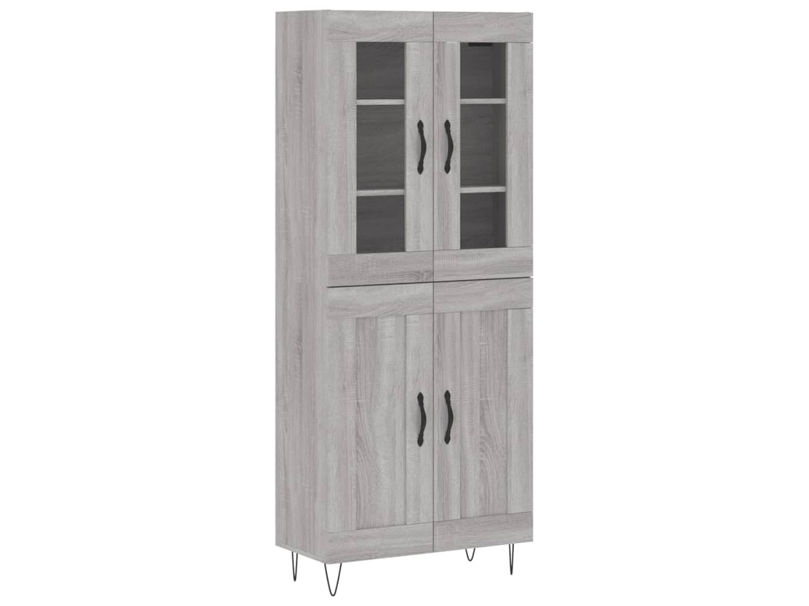 Highboard, Highboards Vidaxl Cinzeto Madeira Processada (n/a)