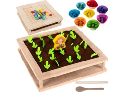 Wooden Puzzle KRUZZEL Farm 22755