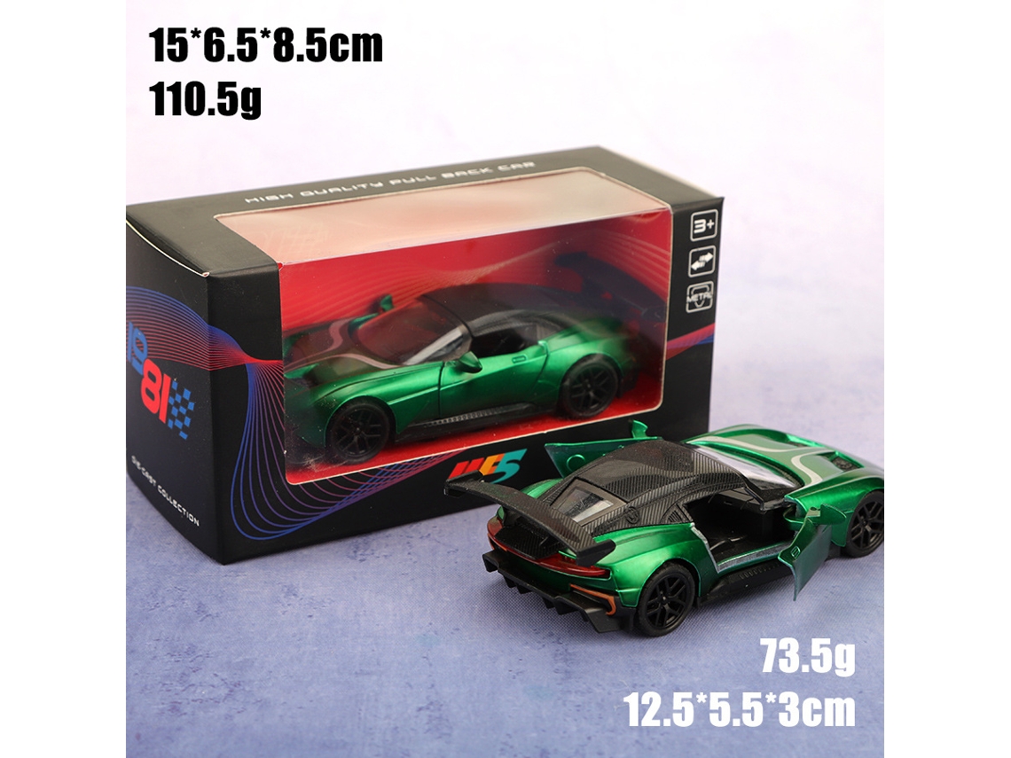 Carrinho de Fricção em Liga Metálica, Escala 1/36, Realista, Brinquedo Infantil. MDUG