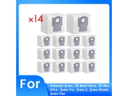 Saco De Pó Descartável De 2,7l Para Aspirador Roborock Qrevo/s8 Maxv Ultra/s8 Max Ultra/qrevo Pro/qrevo S/qrevo Master/qrevo Plus_ozo