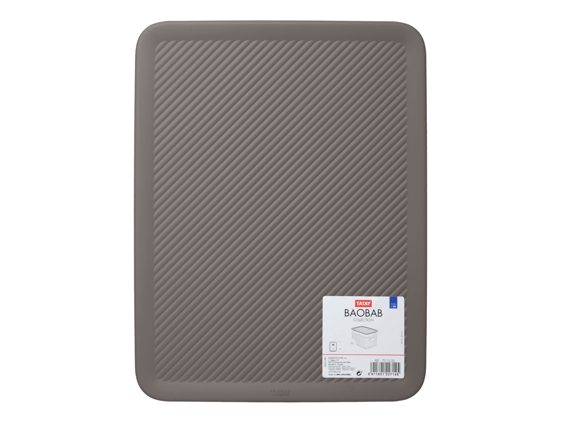 Cesto TATAY Baobab 15-22L (Castanho - Plástico PP05 - 39 x 30 x 0.7 cm)