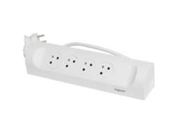 Extensão Elétrica Legrand Fb 4x2pt Ângulo De Canto 1m 1,5mm² Branco
