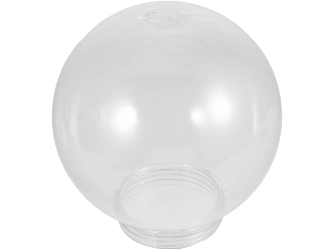Abajur Popetpop Acrílico Transparente Design Elegante Simples Abertura 12 Ideal Iluminação Jardins Paisagens Externas Cm GOKOCO