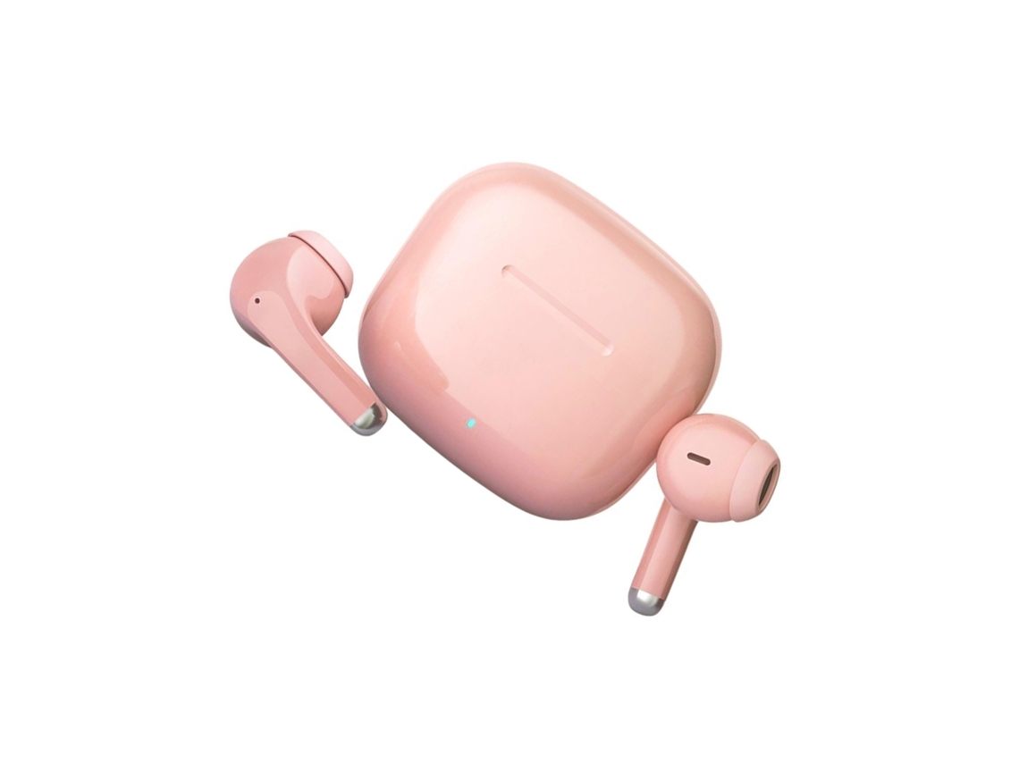 Fones De Ouvido Sem Fio Lenovo Lp40 Pro Bt5.1 Semi-ouvido Esportivos Bobina Móvel De 13mm Rosa
