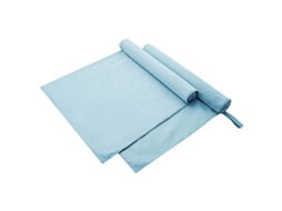 Conjunto 2 Toalhas Esportivas Vidaxl Azul Poliéster (180 X 90 Cm)
