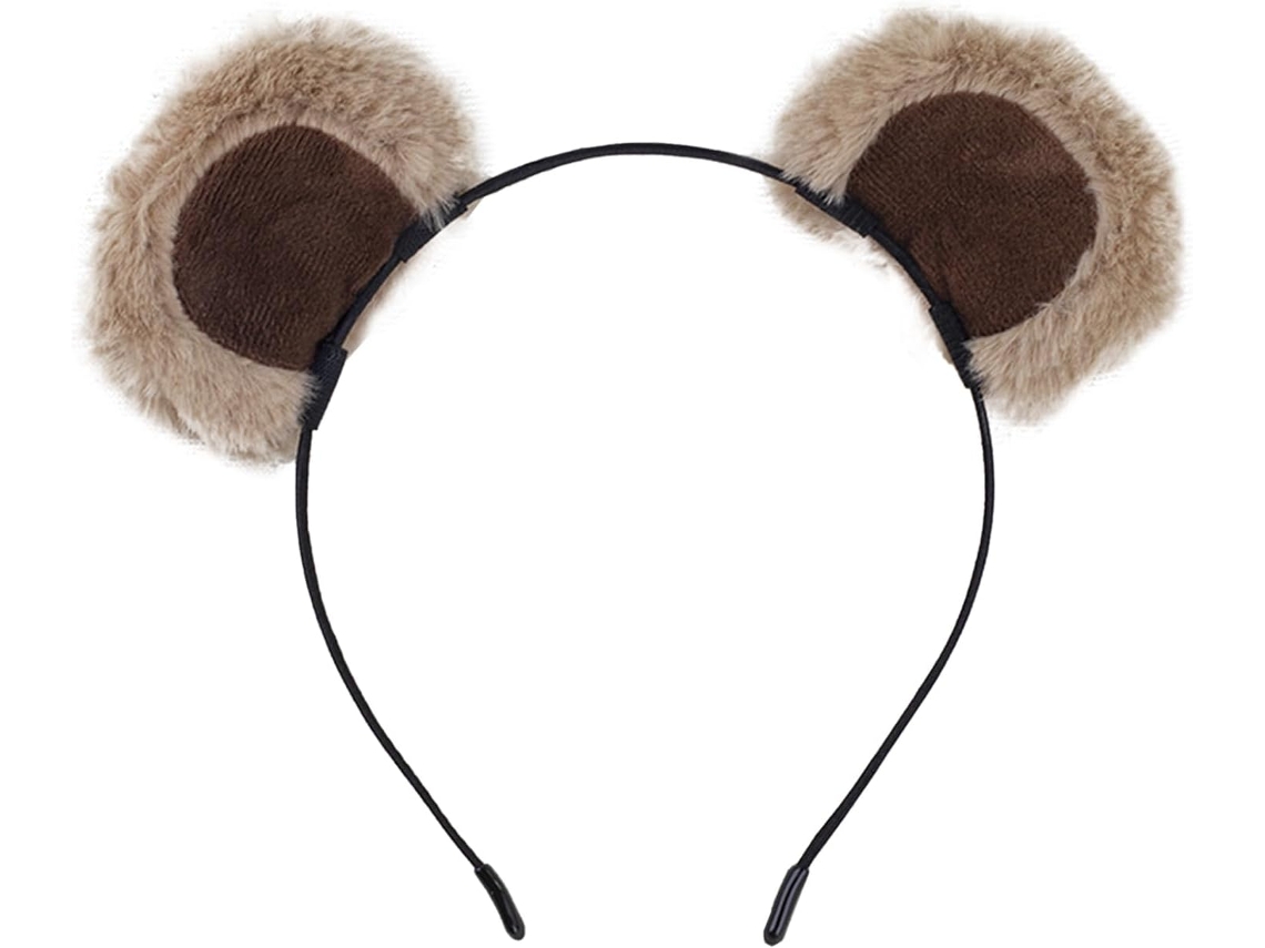 Tiara ajustável com orelhas de Urso Macias para cosplay.