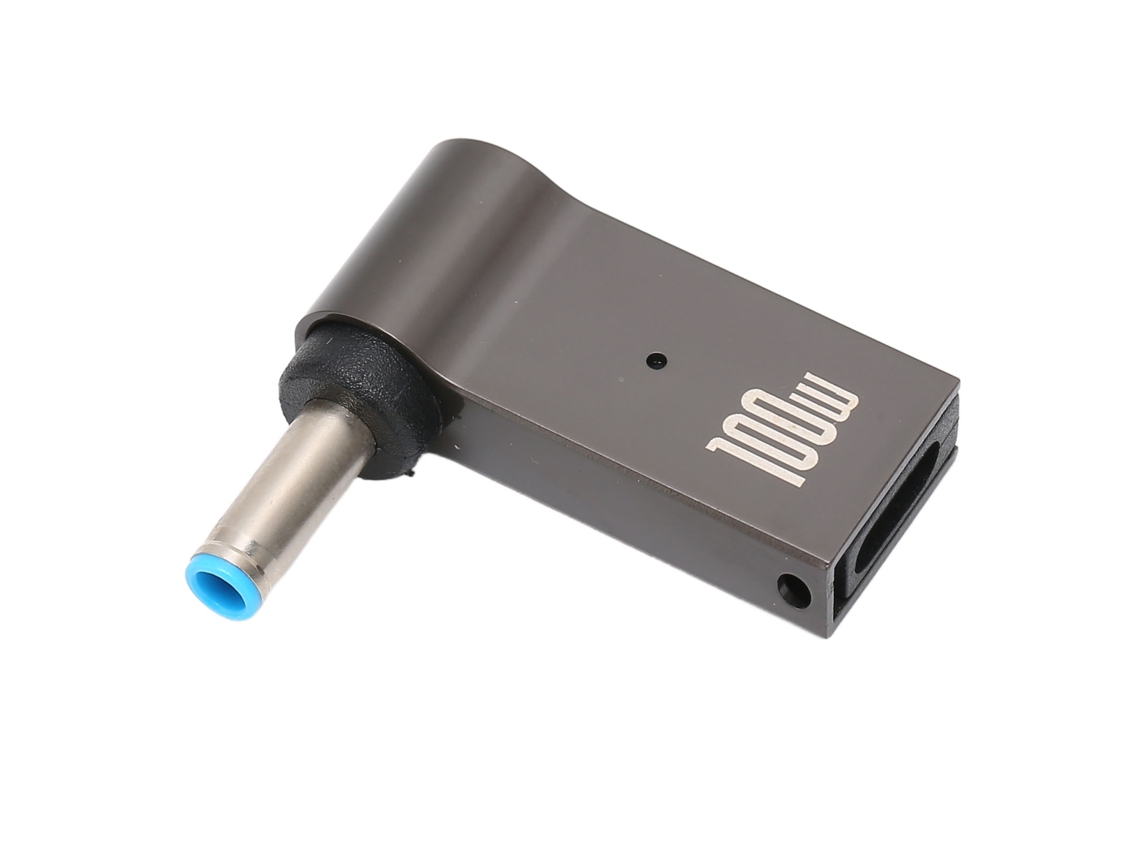 Adaptador (carregamento Pd 100w Compatível Com Notebooks Hp) Tipo-c Fêmea Para Macho