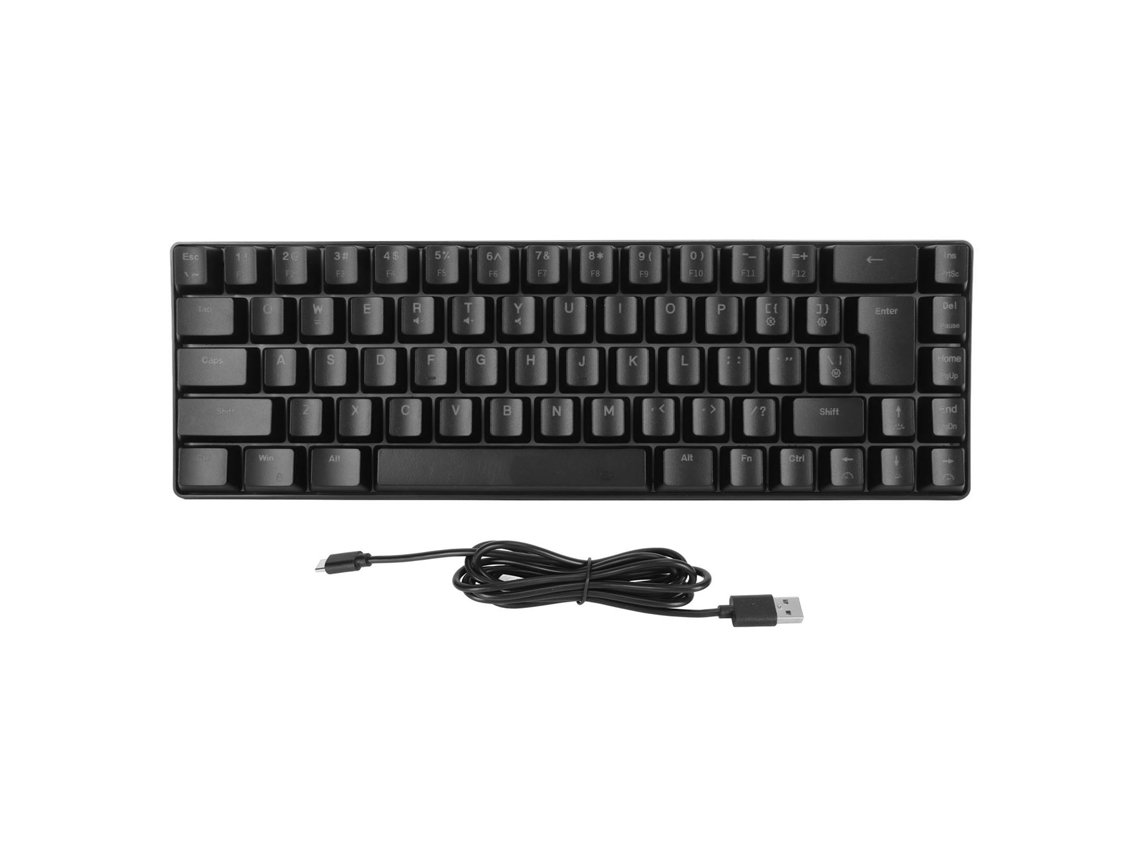 Teclado Mecânico Gamer Com Fio V200 Com 68 Teclas