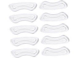 Adesivo Antidesgaste Para Calcanhar Feminino, 10 Peças De Gel E Flanela, Protege Calcanhares E Tênis No Uso Diário
