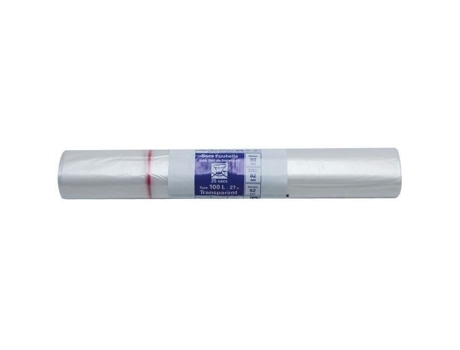 Saco De Lixo Transparente 100 L 27 Mícrons X25 Publi Embal