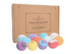 12pcs Bath Salt Bombs Exfoliating Fragrance Bubble Bath Gift Set
