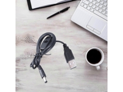 Cabo Usb Para Dc5521 5,5 X 2,1 Mm Com Interruptor, Alimentação 5v 3a