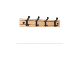 Cabideiro de Parede com Ganchos, Ideal para Pendurar Toalhas, Chapéus, Cachecóis, Bolsas e Muito Mais BRILVIBERA (40 Cm)