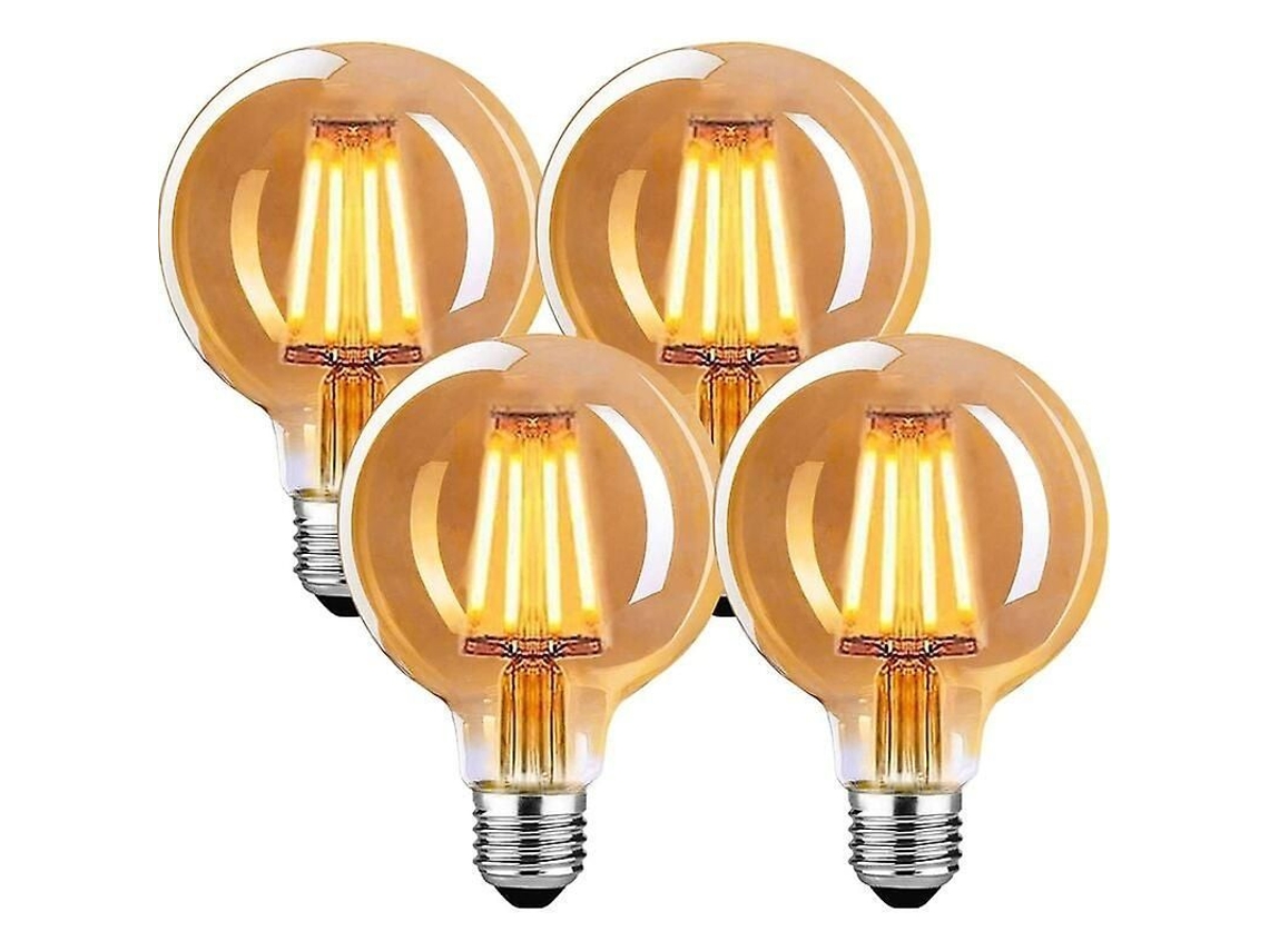 Nova Line lâmpada Led Vintage E27 4w G80 2700k Branco Quente Ideal para Lustres e Mesas