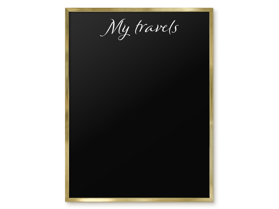 Magnetic Board For Wall My Travels For The Bedroom Espelharte (60x80 Cm)