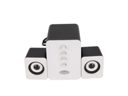 Caixa de Som LAXISCREED 2.1 Usb Rgb Branco