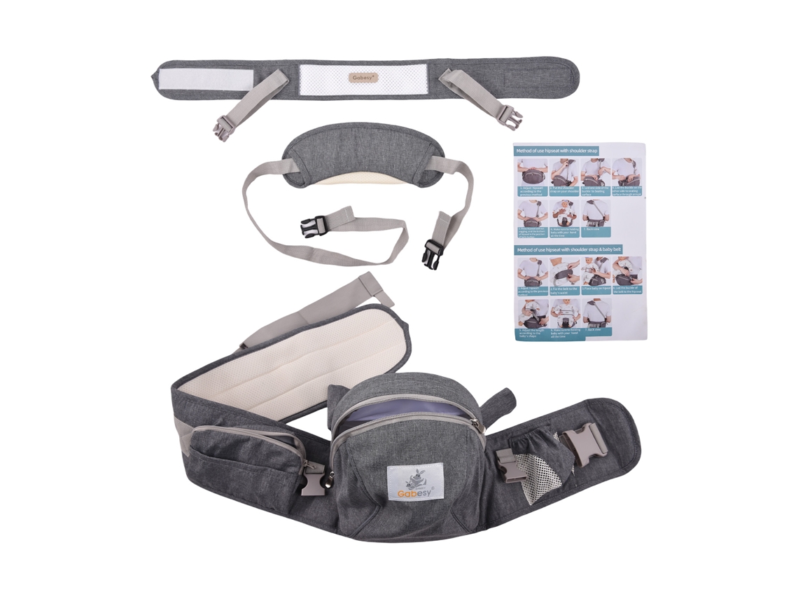 Mali porte bebê com Bancinho Lombo 4 em 1 0 36 Meses 0 20kg Ergonômico com Bolsas