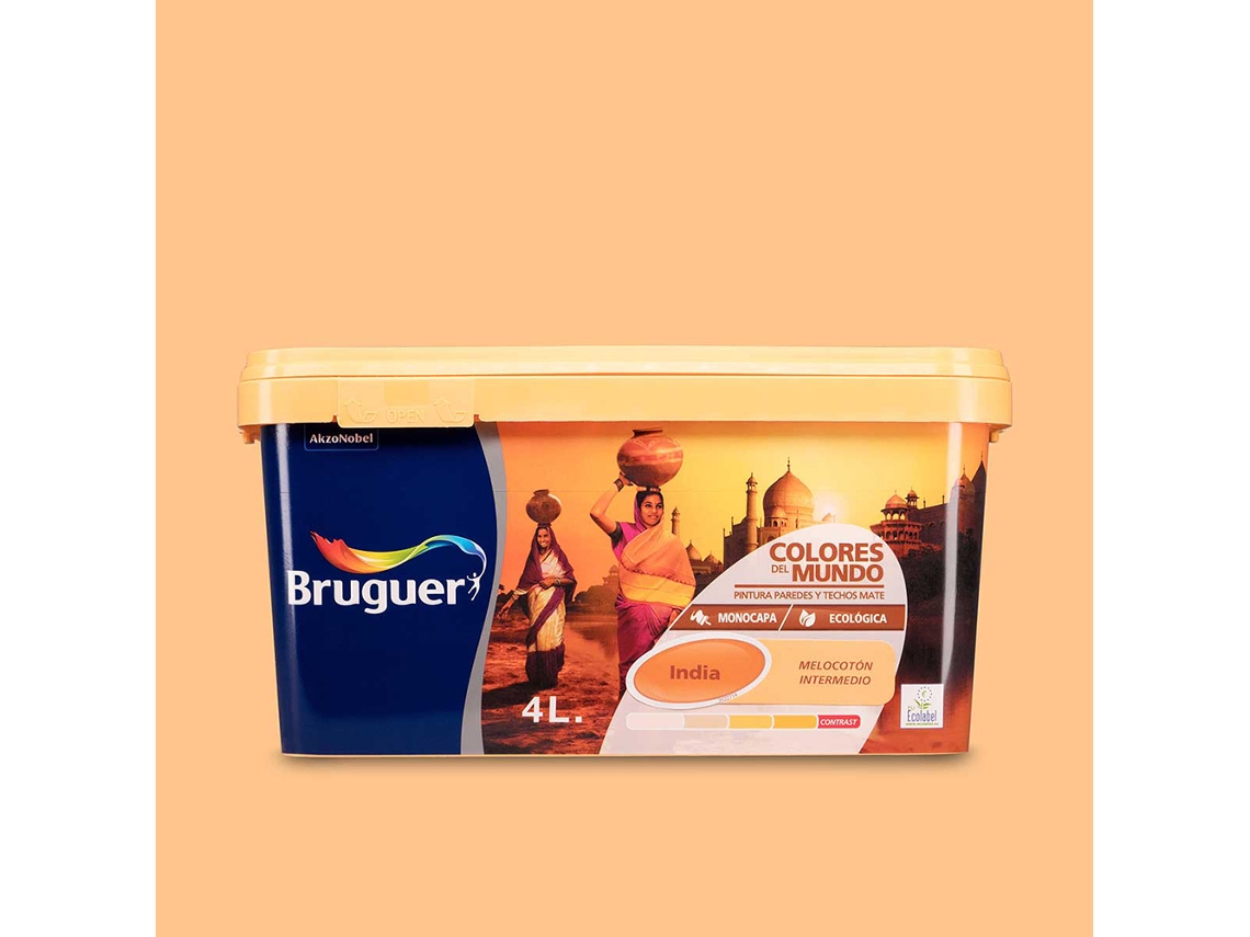 Bruguer Cores Do Mundo Índia Pêssego Intermediário Pintar 4L 5057358