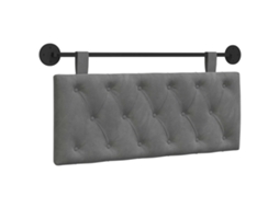Cabeceira Suspensa com Luz Led Cinzento escuro Veludo MAISON EXCLUSIVE