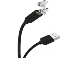 Cabo CYOO 3120174 (USB - Micro-USB - Lightning - Preto)