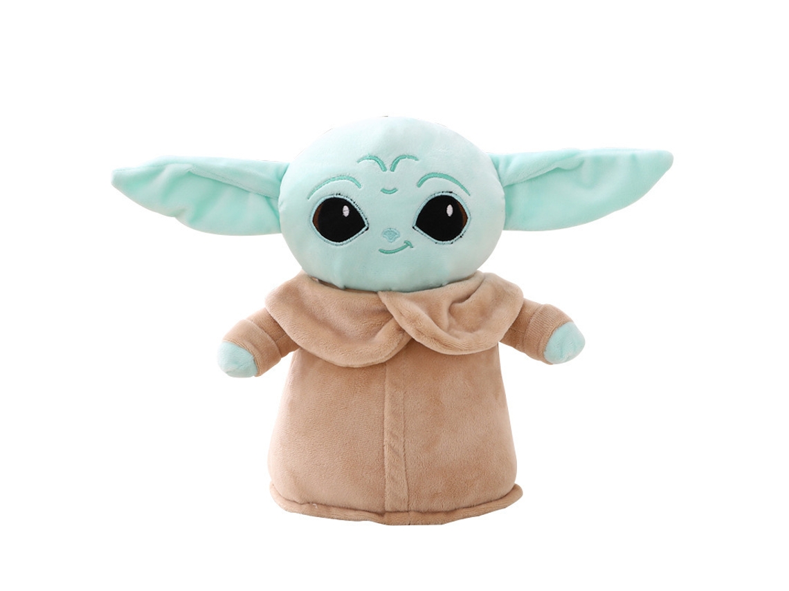 28cm Desenho Animado Alienígena Yoda Bebê Boneca De Peluche Brinquedo Boneca De Tecido