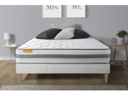 Colchão Base Memo Spring SEPTNUITS Espuma com memória Branco (140x190cm)