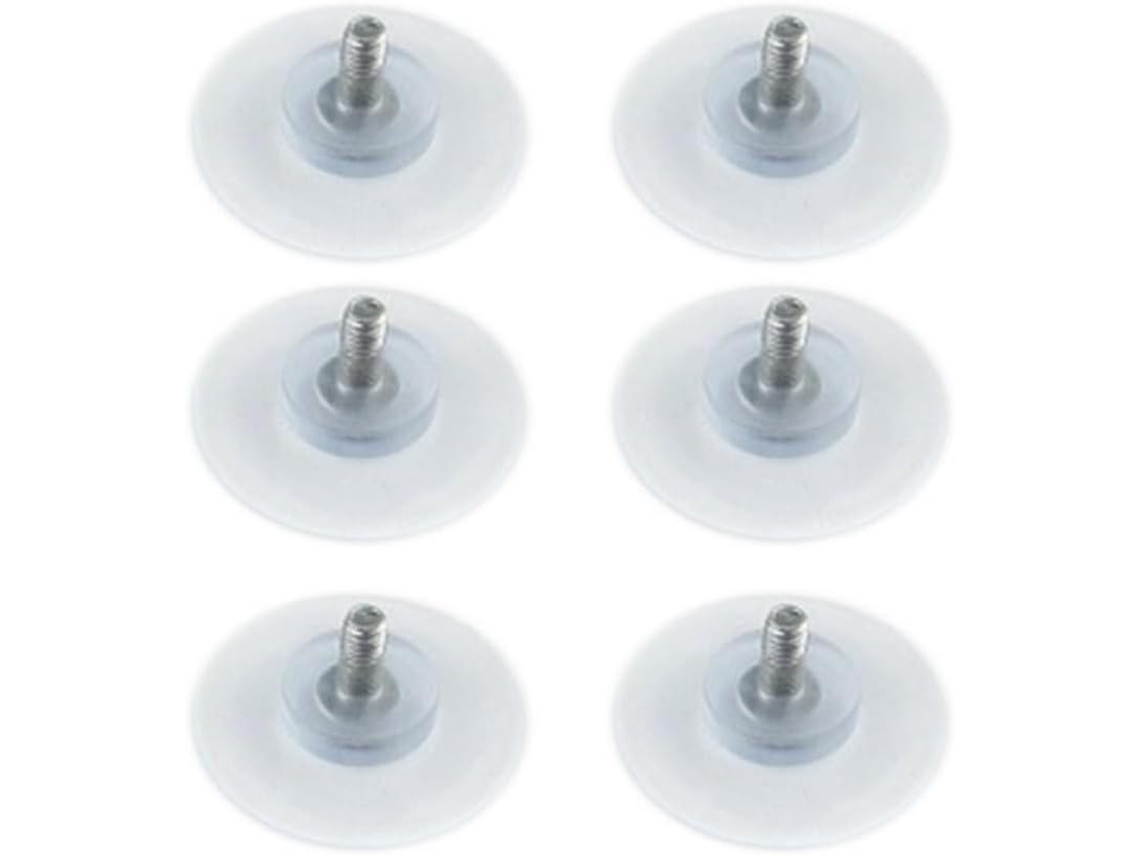 Dechous 6-ventosas Anticolisão Transparentes Em Pvc Com Parafusos, Fáceis De Instalar Em Móveis E Mesas Vidro, Ideais