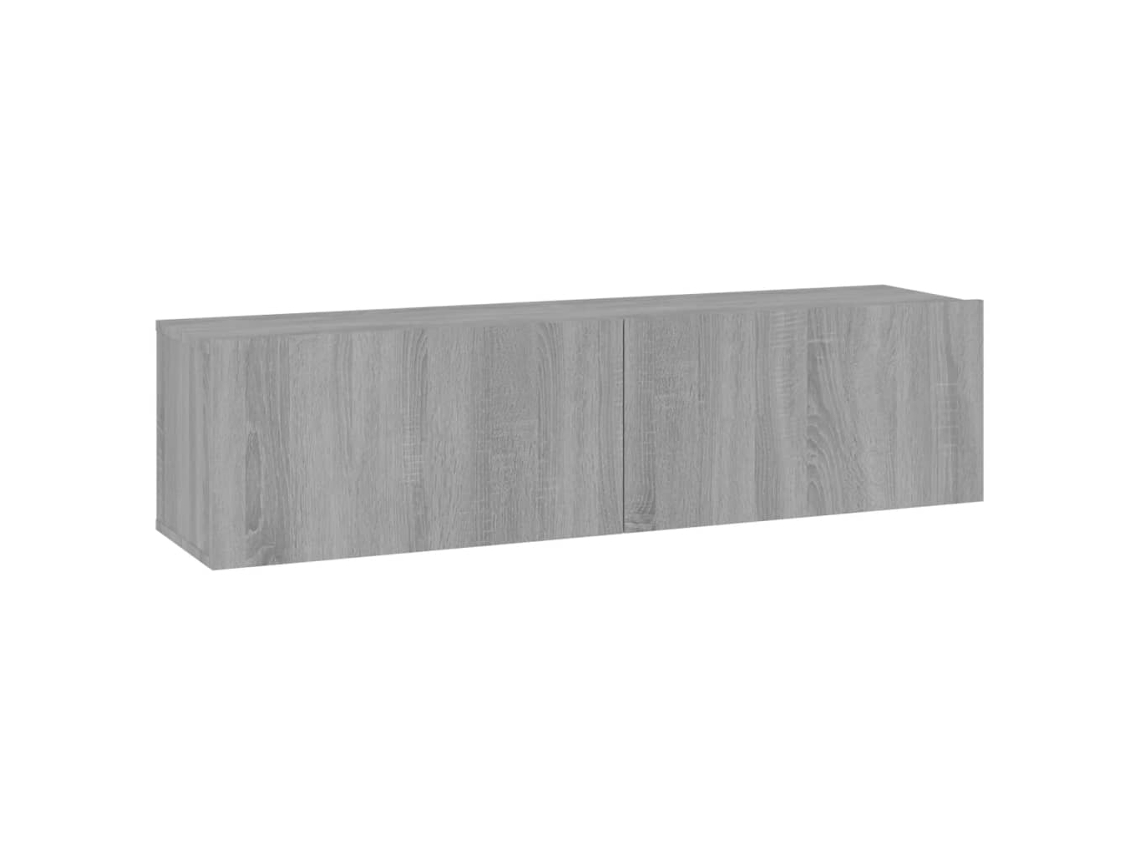 Móvel de Parede TV em Madeira Processado Sonoma Cinza MAISON EXCLUSIVE (120x30x30 cm)
