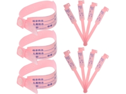 Magiclulu 100-pulseiras De Identificação Para Bebês Feitas Pp Sintético, Pulseiras Médicas Seguras E Fáceis De Usar Para