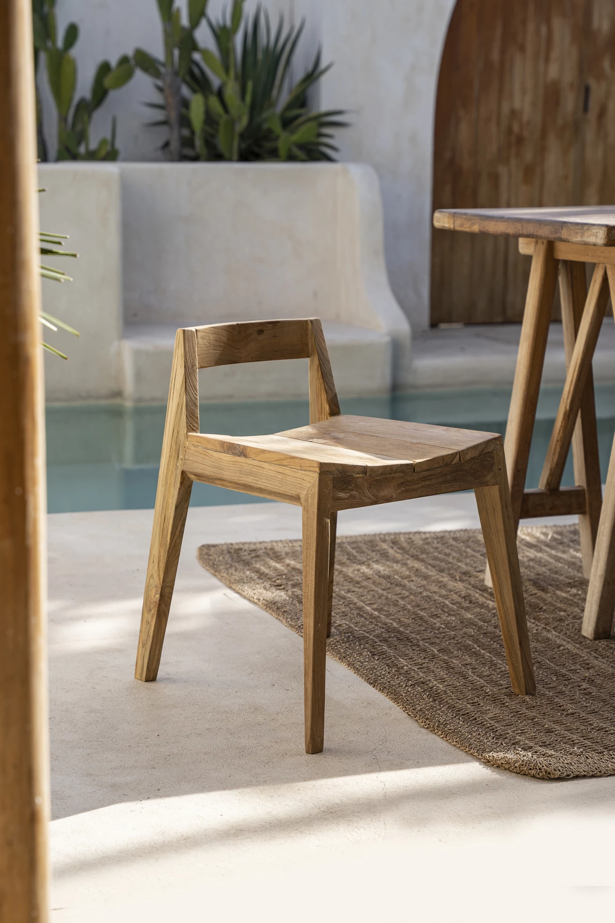 Cadeira de Jantar Ydra - Natural - Exterior BAZAR BIZAR