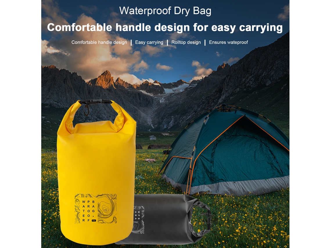 Bolsa Seca Impermeável Pvc Para Camping Hiking Natação Rafting Kayaking Armazenamento De Roupas