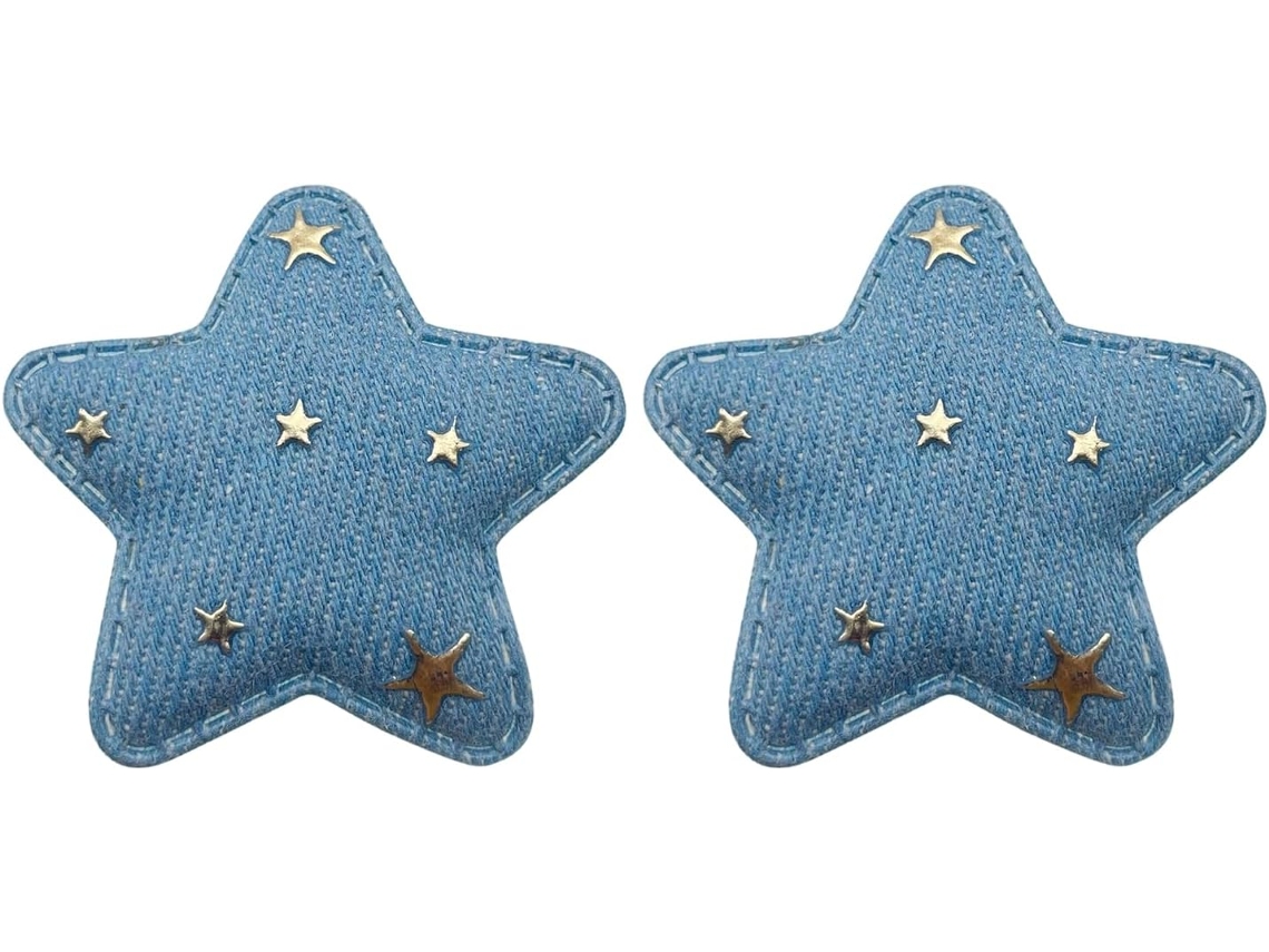 Coolhood Denims Bandeau En Tissu Doux Avec Sangles Réglables Pour Écouteurs En Forme D'étoile