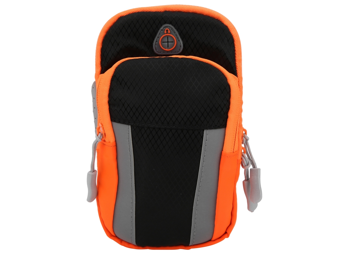 Bolsa Para Braço De Telefone Impermeável Para Academia Corrida Escalada Outdoor Unissex Com Múltiplos Bolsos Preta