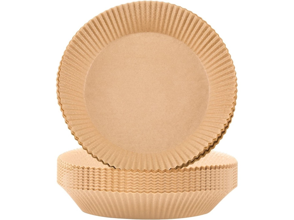 Forros De Papel Pergaminho Para Fritadeira A Ar, 50/100 Peças, Alta Temperatura, À Prova D'água, Graxa, Forno, Torrefação, Micro-ondas