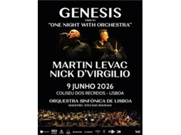 Bilhete GENESIS TRIBUTE  ONE NIGHT WITH ORCHESTRA|LISBOA