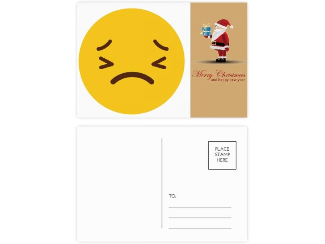 Conjunto de 20 Cartões postais com a Inscrição "papai Noel", Amarelos. Amarelo 14,6 X 9,8 Cm