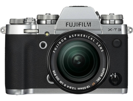 Máquina Fotográfica Mirrorless FUJIFILM X-T3 + 18-55mm (26.1 MP - Sensor: APS-C - ISO: 80 a 51200) — 26.1 MP | ISO: 80-51200