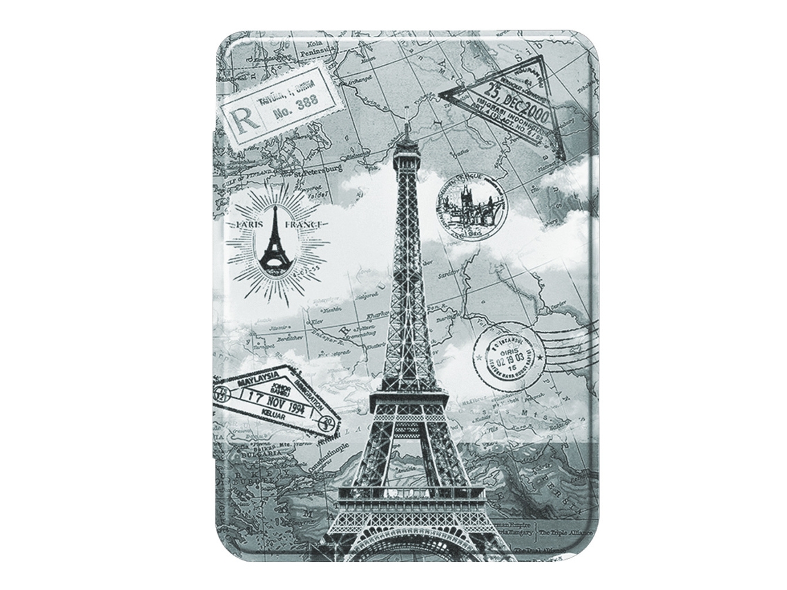 Capa Tpu Para 2024 Kobo Clara Colour/bw (6 Polegadas) Torre Eiffel Siurn