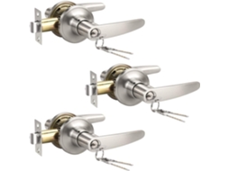 Conjunto de 3 Maçanetas Knobwell 3 M, Segurança, Durável, Resistente